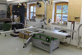 Blick in die Werkstatt Werksstatt